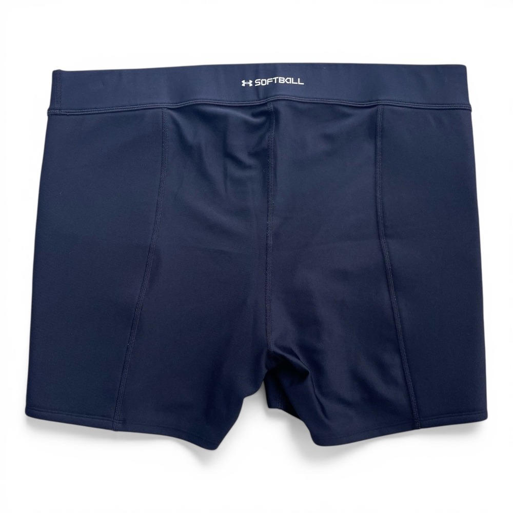 Under Armour Women XXL Black Compression Softball Slider Shorts 1375649 Athletic